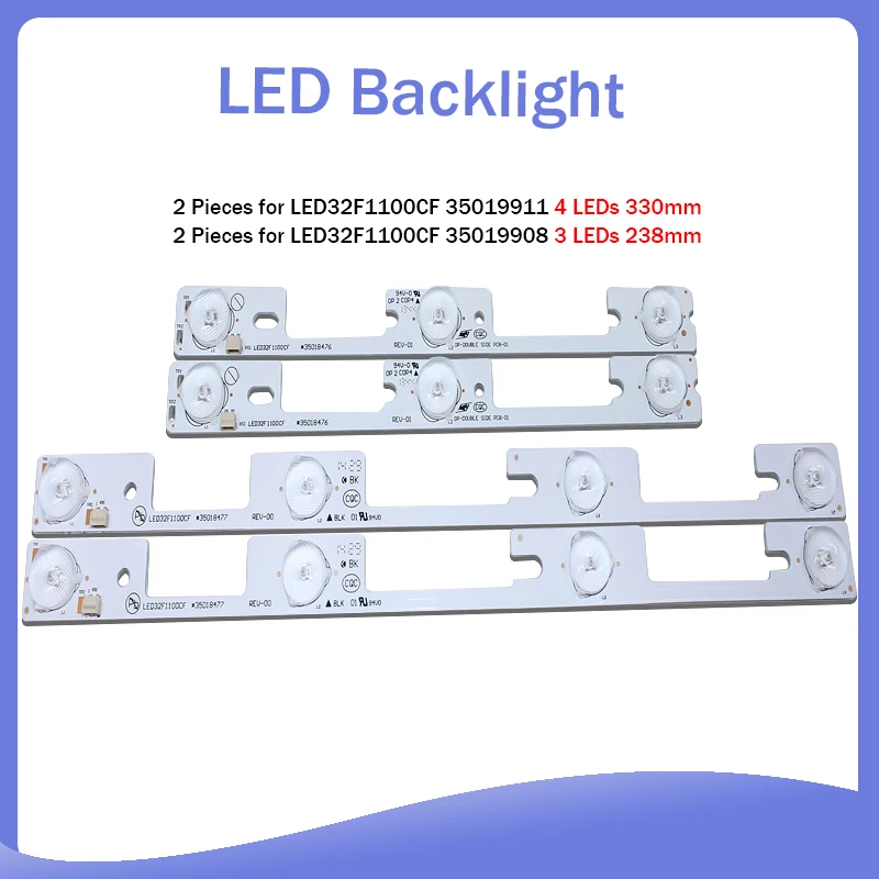 

40 piece/lot FOR Konka led32f1100cf LED32F1160CF LCD TV backlight bar 35018476 35018478 Backlight Optical lens