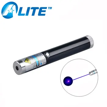 

TMWT 5mW 405nm UV Laser Point Pen Flashlight Blue Laser Light for AAA Battery