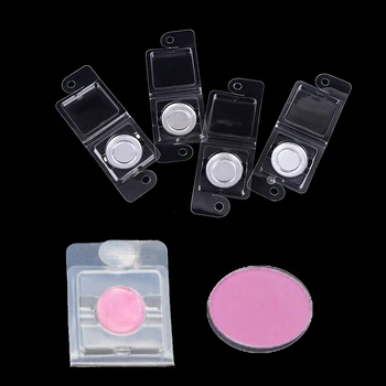 

10pcs/lot 10X26.5mm Empty Plastic Eyeshadow Powder Case DIY Clear Lip Rouge Subpackage Small Sample Packing Case For Blush