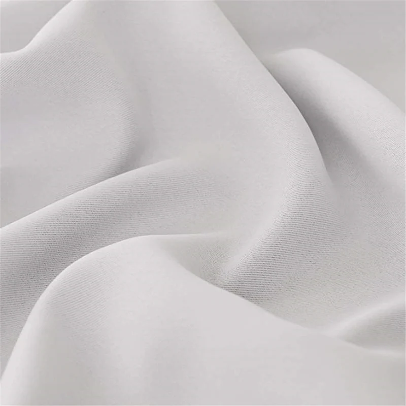 Белый теплоизолированный затемненный занавес s для гостиной спальни серый толстый оконный занавес обработка