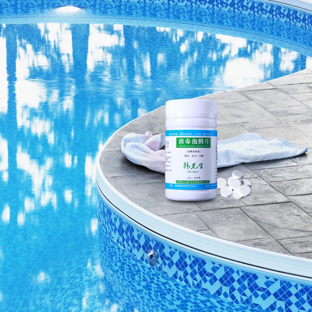 

Effervescent Tablets Disinfectant Practical Instant Spa Effective Swimming Pool Kindergarten Multifunctional Cleaning Home Safe
