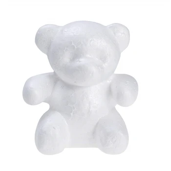 

Foam Bear Modeling Polystyrene Styrofoam For DIY Valentines Decoration 15/20cm Dolls Foam Bear Modeling Polystyrene Styrofoam