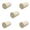 5Pcs/set Laboratory Solid Rubber Stoppers White Color Plug Flask Bungs Tapered Bottle Alkali-resisting Tube Sealed Lid Lab Corks ► Photo 3/6