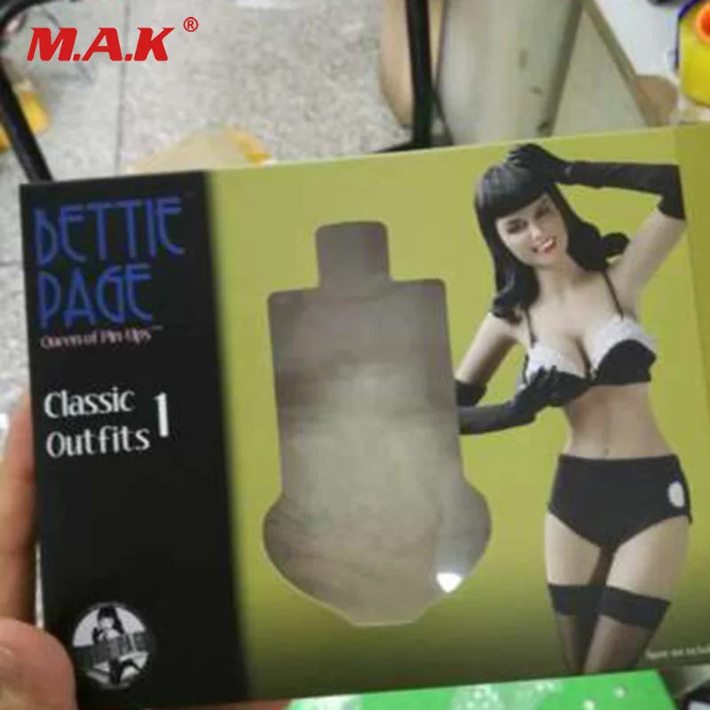 

1/6 Bettie Page Queen Of Pin-ups Bikini sexy Clothes Fit12" TBLeague Figure body in stock