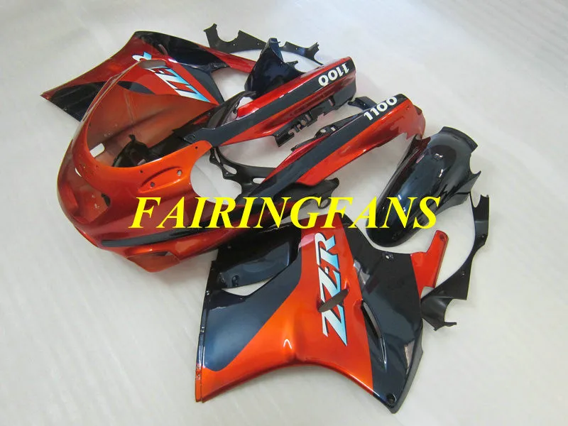 Мотоцикл обтекатель комплект для KAWASAKI Ninja ZZR1100 93 99 01 03 ZZR 1000 ZX11 ZX11D 1993 2001 2003 обтекатели на кузов+ подарки KQ01