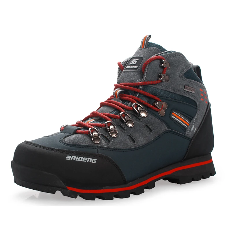 

Brand High Qualiity Waterproof Hiking Shoes Non-slip Mountain Climbing Shoes Outdoor Hiking Boots Men Hunting Trekking Sneakers