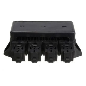 

20 Slot Blade Fuse Holder 8 Way Relay Circuit Box Protector Block For Car Brand New And High Quality