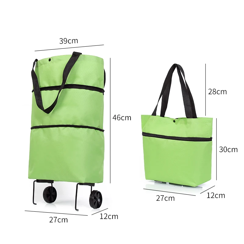 rolling shopping tote