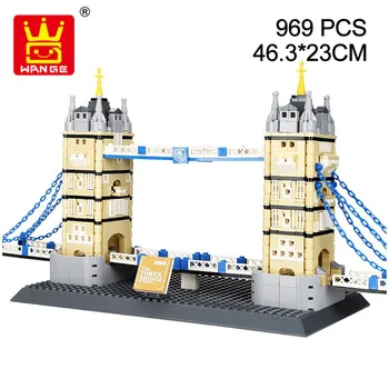 

Wange 4219 City Architecture The Tower Bridge Model Building Blocks Enlighten Figure Toys For Children Christmas Gift