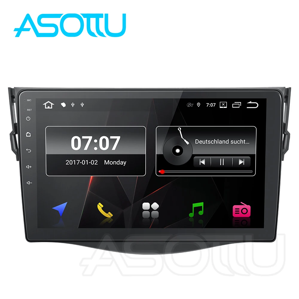 Asottu TO301 Android 9 0 PX30 автомобильный мультимедиаплеер для toyota rav4 2007 2008 2009 2010 2011