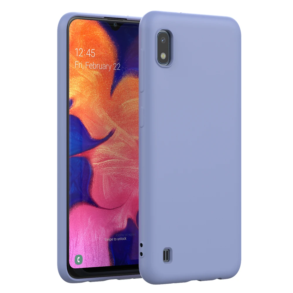Жидкий силиконовый чехол для samsung Galaxy A10 гелевая Резина полная защита тела противоударный чехол для Galaxy A10