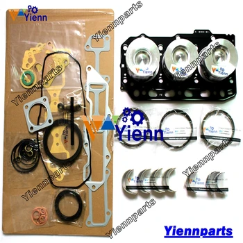 

3D84-3 3TNE84 Overhaul Rebuild Kit Piston Ring Gasket Bearing Set For Yanmar JOHN DEERE 3225 3235 Tractor Engine