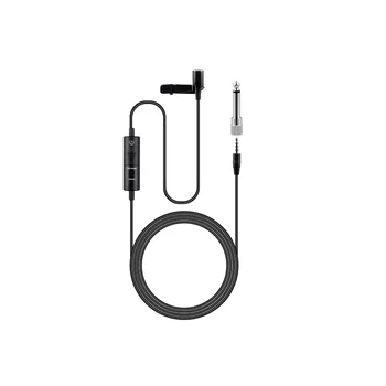 

EM1 Lavalier microphone Clip-On Mic for Smartphones DSLR Camcorders PC Mixer etc Omni-directional condenser microphone Cable 6m