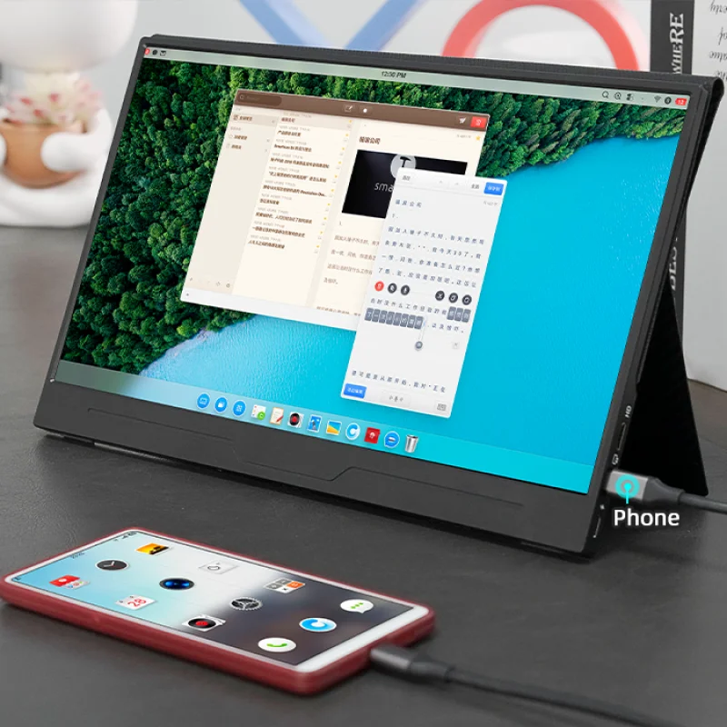 (  us) 13.3 ġ USB -C IPS ÷, /XBOX/PS/ġ/ƮϿ   HDMI Ʈ 1080P ޴  [Desheng HS133PX-B72]