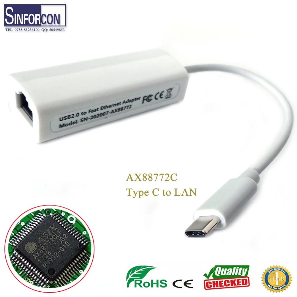 Asix Ax88772 Usb2.0 para Rj45 Ethernet para Usb para Lan Adaptador para Mikrotik X86 Mk808b Mais Linguagem Atualização Flash Cabo 100m - Imagem 3
