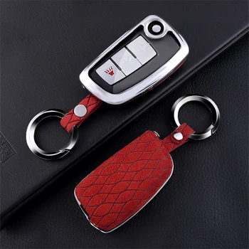 

2019 Car key case Flip fur For Nissan J11 X-Trail Juke Qashqai Micra Murano Maxima Altima Juke Geniss AUTO keyshell Accessories