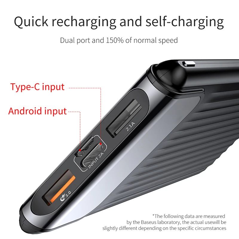 10000 mAh mi ni power Bank 18w портативное зарядное устройство типа C PD 10000 mAh power bank для iPhone Xiaomi mi 9 внешний аккумулятор Poverbank