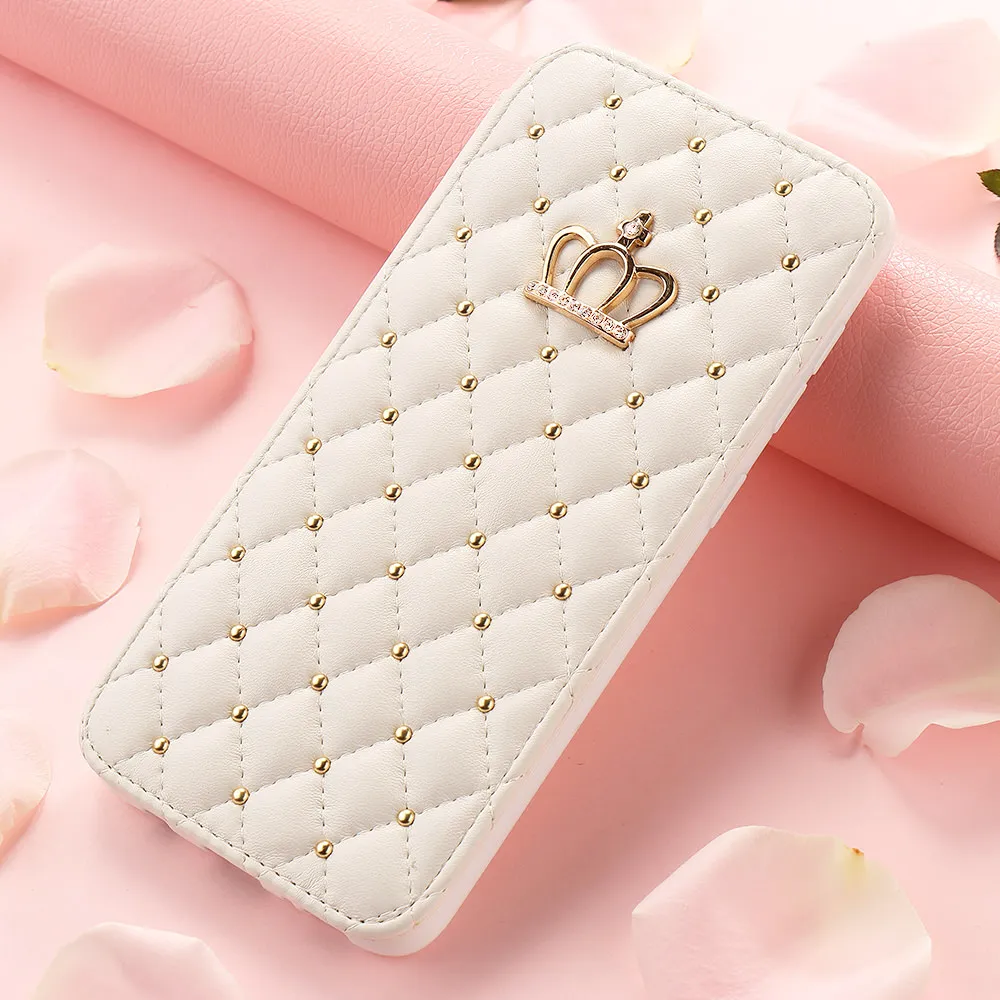 LLZ.COQUE из искусственной кожи флип-чехол для samsung Galaxy S10 S10e S9 S7 S8 Plus Edge Тонкий Ультратонкий защитный чехол-кошелек для телефона - Цвет: Бежевый