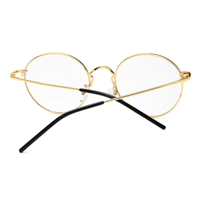Круглый металлический Ретро оправа для женщин Oculos De Grau фирменный дизайн тонкая боковая ультра легкая большая рамка художественные Серебряные очки Рамка