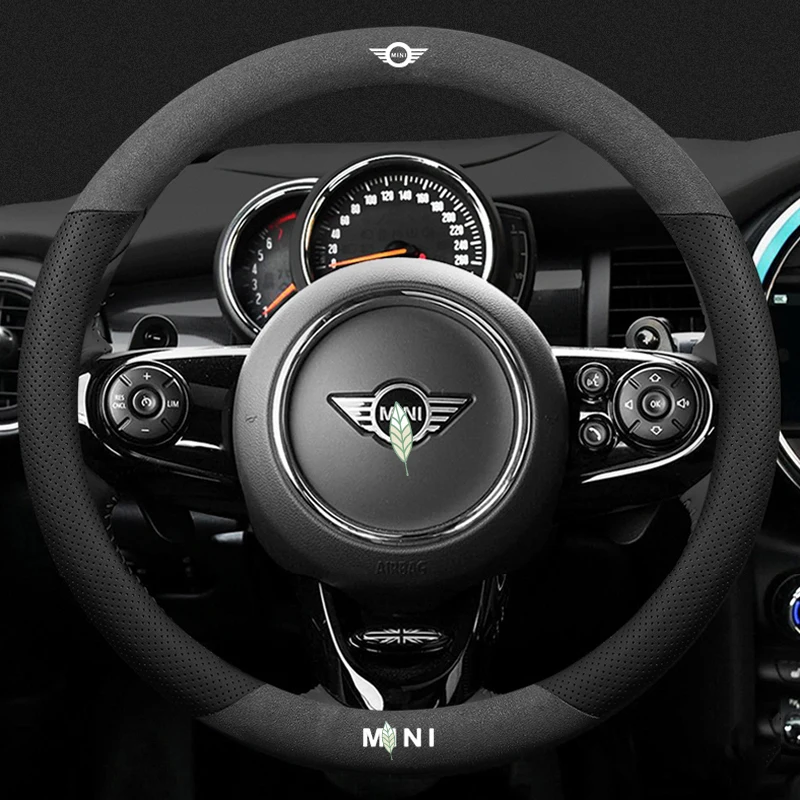 2021 новейшие автомобильные чехлы из натуральной кожи на руль для BMW Mini Cooper S JCW One D F54