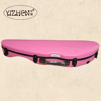 

High quality fiberglass pink violin case 4 / 4 violin case