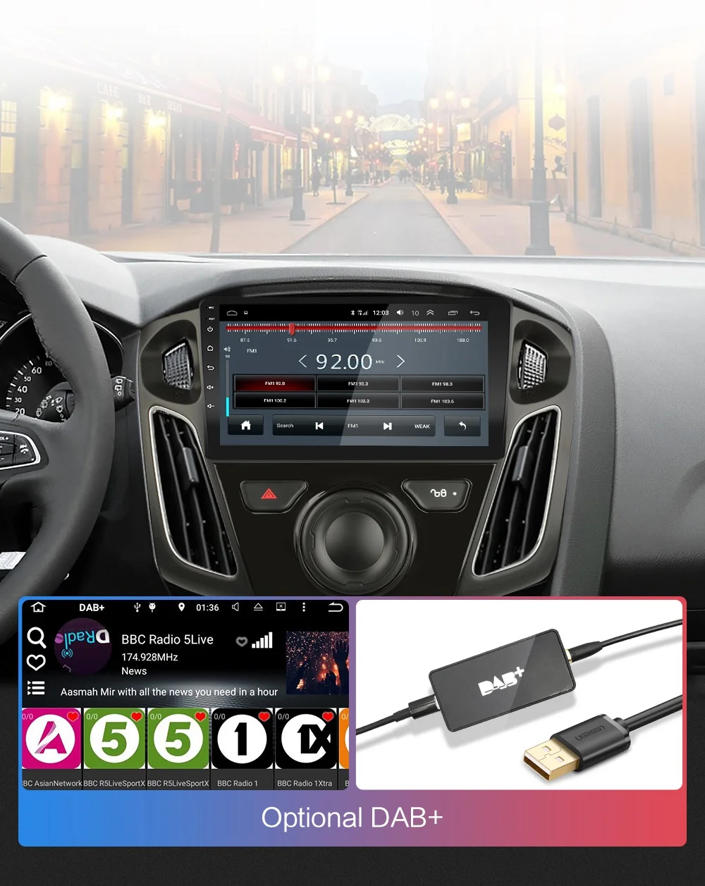 2G+ 32G " 2din Android 8,1 GO автомобильный dvd-плеер для Ford Focus 3 2012 2013 автомобильный Радио gps навигация wifi DSP ips плеер