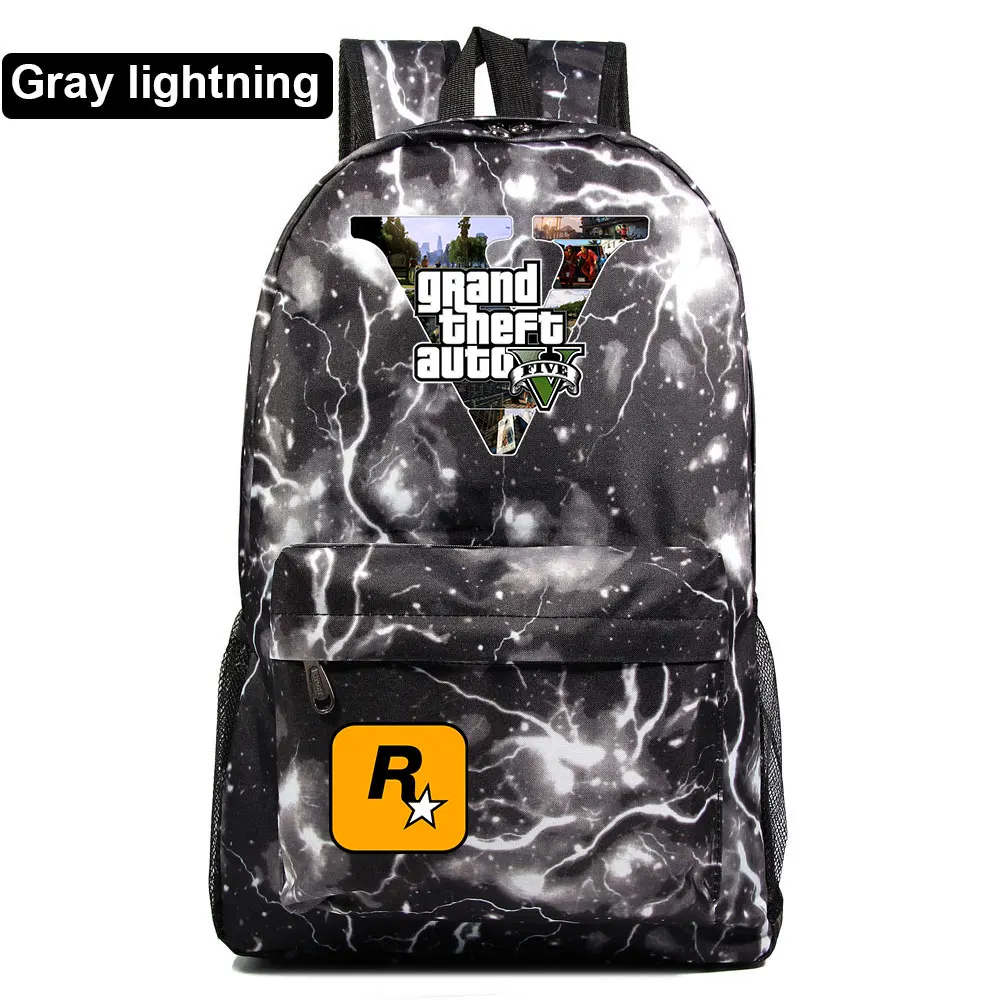 Модные популярные игры GTA5 Grand Theft Auto V для маленьких мальчиков и девочек книжный школьный рюкзак Для женщин пакет школьная сумка для подростков Для мужчин студенческий рюкзак