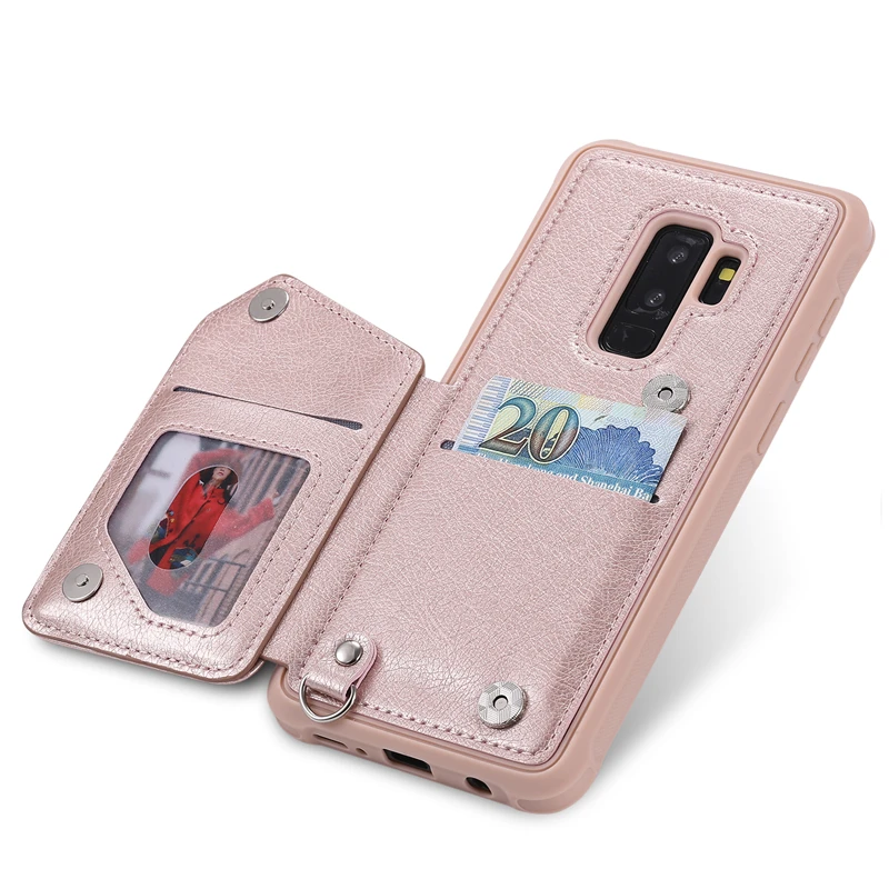 S9 Plus 防摔拉链双扣皮套 (7)