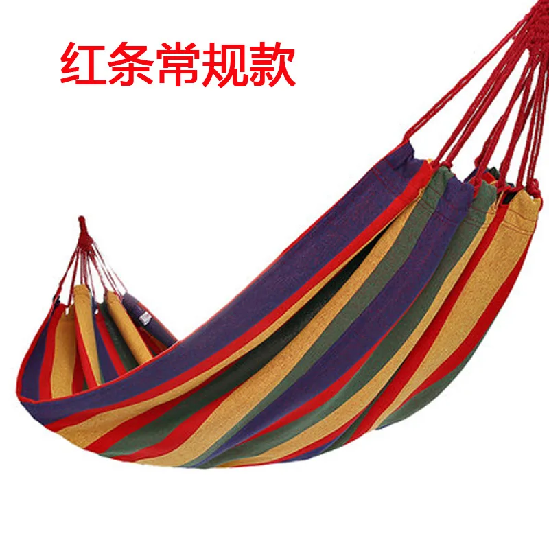 Sourcingmap Single/Double Hammock Portable Swing Hanging Bed for Backyard Outdoor and Indoor Use Free Carrying Bag Included Red 200cm x 80cm Combo A Park 
