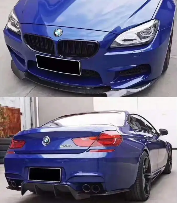 

Carbon Finber Car Front Bumper Lip Rear Diffuser Side Skirt Spoiler For BMW F06 F12 F13 640i 650i 6 Series M6 2012-2019
