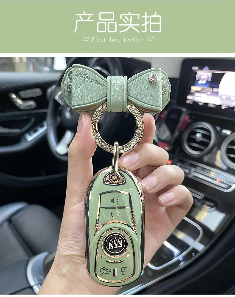 Nuova copertura della cassa chiave dell'automobile di TPU per Buick Envision Vervno GS 20T 28T Encore nuovo LACROSSE Opel Astra k accessori Auto Auto portachiavi - Hb6f97b787fd94ba6aa9d458138948171G