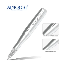 Aimoosi Professional A5 digital intelligent  Permanent makeup for Eyebrow tattoo machine kit with Gun Cartridge Needle