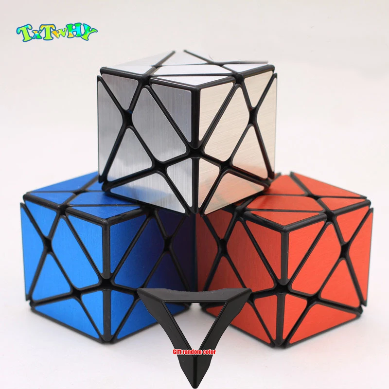 

YongJun YJ Axis Magic Cube Change Irregularly Jinggang Speed Cube with Ice drawing YJ 3x3x3 hot sale educational toys children