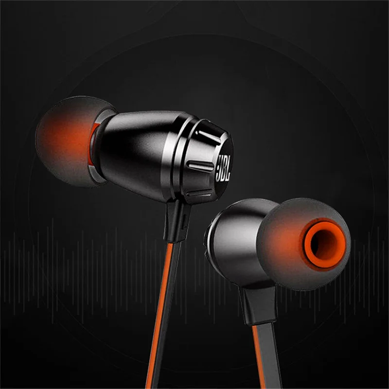 JBL T380A проводные наушники-вкладыши стерео Fone De Ouvido Jbl In-line control Bass Наушники Ecouteur с микрофоном гарнитуры