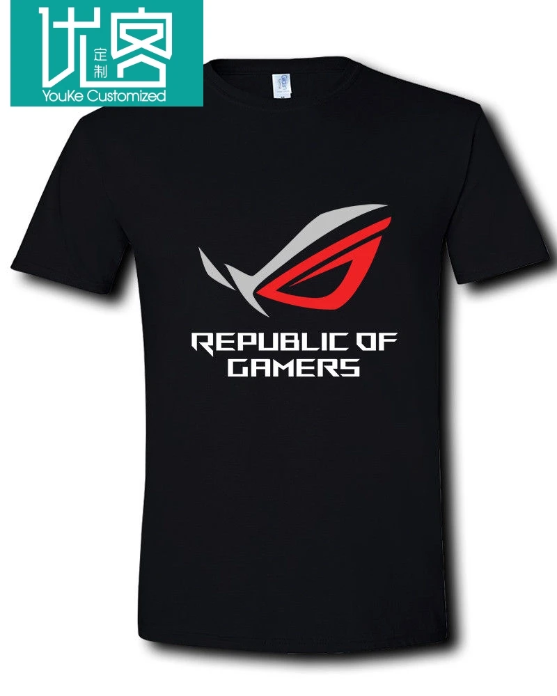 

ASUS RoG Republic of Gamers The Choice of Champions Black T-Shirt S M L XL 2XL