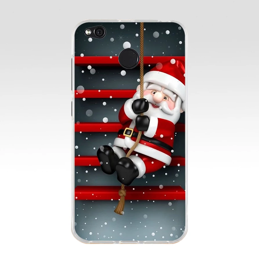 97SD New Year Snowman Colorful Merry Christmas Soft Silicone Tpu Cover phone Case for xiaomi redmi 4A 4X note 4 4x mi A1 A2 lite phone cases for xiaomi Cases For Xiaomi