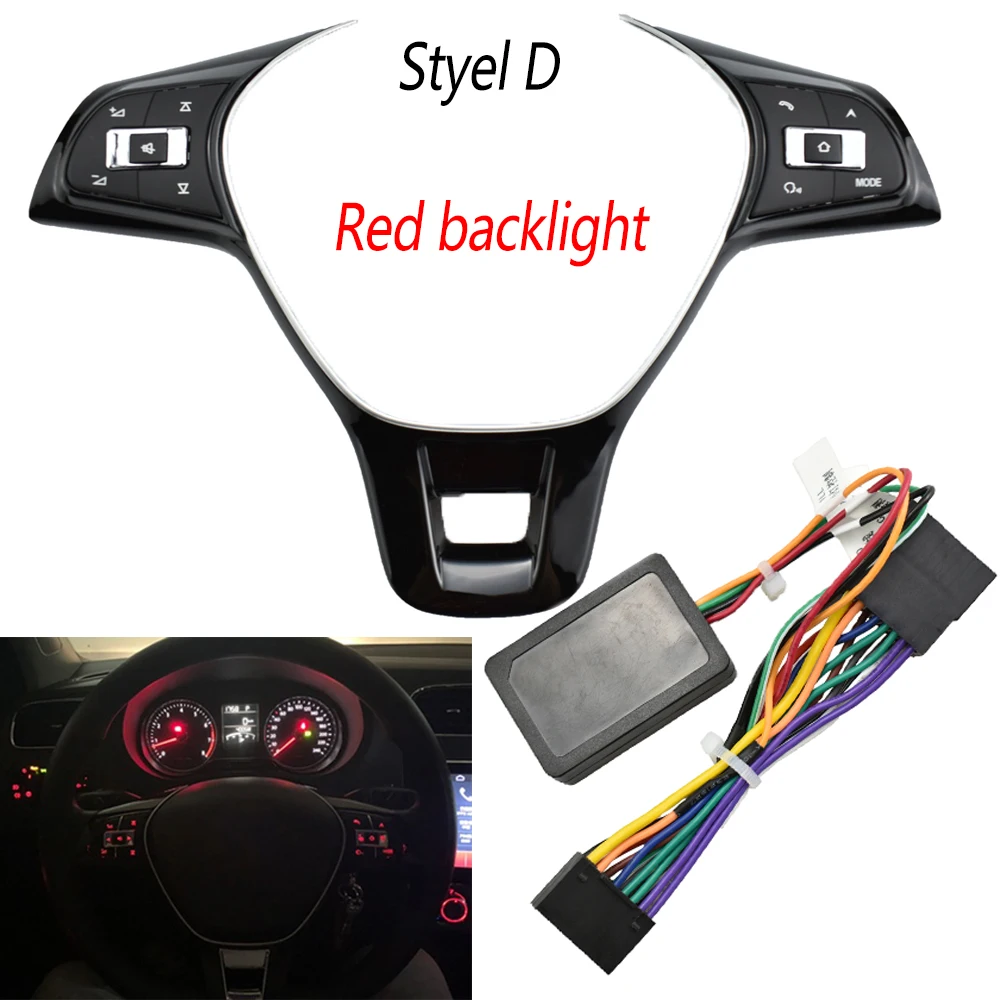 

Multifunction Steering Wheel Switch Button For V W Golf 4 5 6 7 Passat b5 b6 tiguan tiguanL T ouareg car accessories