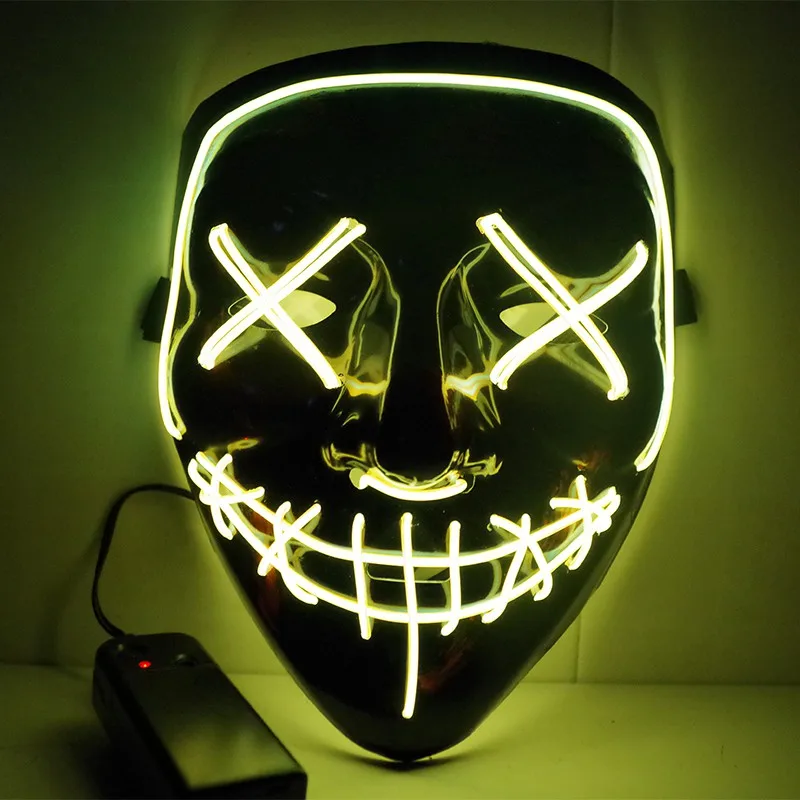 halloween mask led light up party masks the purge election year