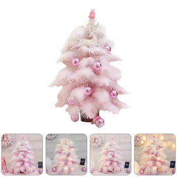 

1Pc Christmas Themed Decor Mini Xmas Tree Feather Christmas Tree for Decor Christmas Xmas