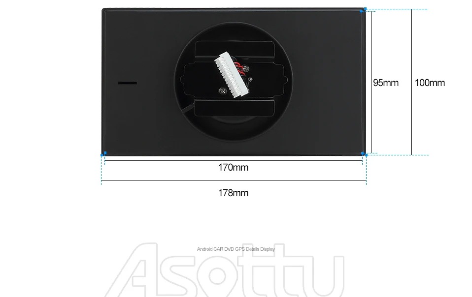 Best Asottu 10.1 inch  PX30 android 9.0 car dvd gps navigation radio video player universal radio car universal multimedia 1 din 18