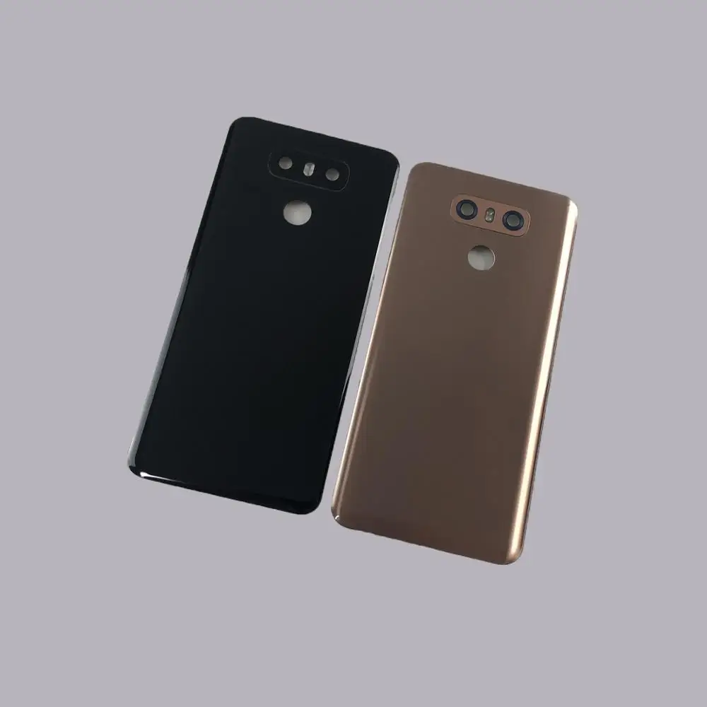 Оригинальная стеклянная крышка батареи для LG G6 LS993 US997 VS998 H870 H871 H872 H873+ Корпус объектива камеры задняя крышка клейкая наклейка