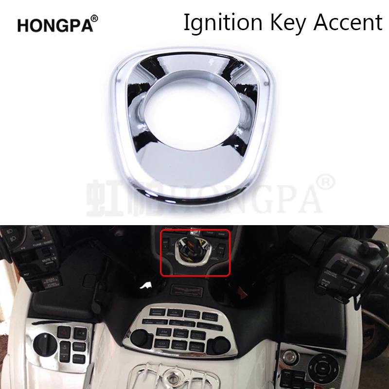 Мотоциклетный обтекатель для Honda Goldwing GL 1800 2001-2011 зеркало заднего акцента крыло навигационная панель управления акценты отделка деталей
