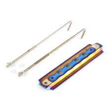 Всгоревшая синяя заготовка, алюминиевая Универсальная автомобильная Скоба для завязывания батареи, подходит для крепления держателя кронштейна, кронштейн для крепления Всгоревшая синяя заготовка, алюминиевая Универсальная автомобильная Скоба для завязывания батареи, подходит для крепления держателя кронштейна, кронштейн для крепления