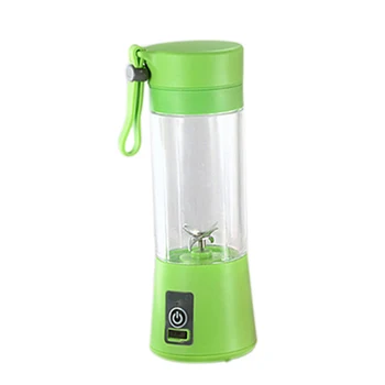 

380Ml Mini Usb Rechargeable Portable Electric Fruit Juicer Smoothie Maker Blender Machine Sports Bottle 4 Sharp Blades Fruit Mix