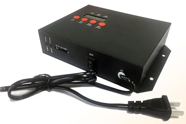 K-8000AC, синхронный контроллер переменного тока, светодиодный контроллер пикселей; off-line; WS2801 WS2815 WS2812 WS2811 GS8208 SK6812 пикселей контроллер