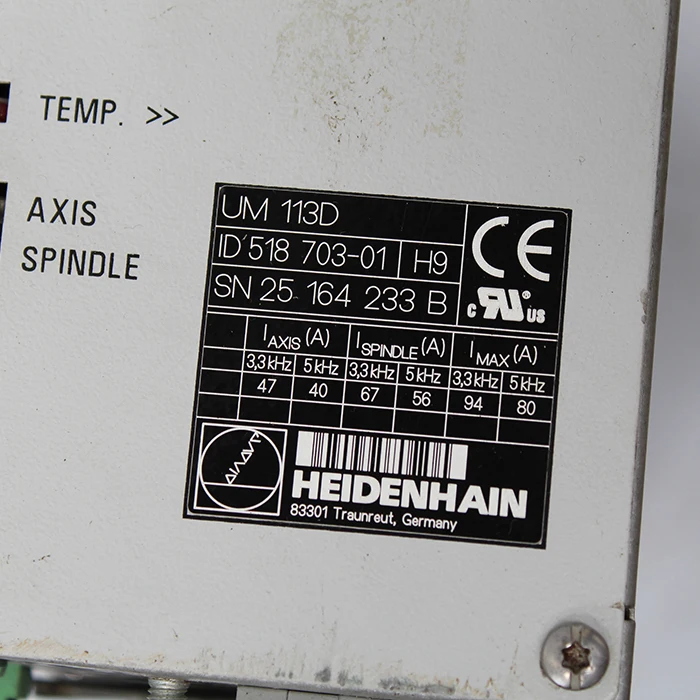 Heidenhain servo блок питания UM113D ID. NR. 518703-01 мкм 113D