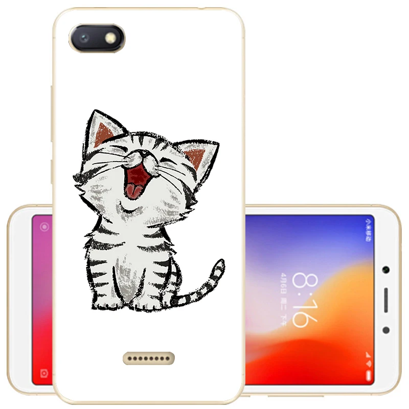 Чехол для Xiaomi Redmi 6A Redmi 6, чехол для Redmi 6A Couqe, Мягкая силиконовая задняя крышка, защитный чехол из ТПУ для Redmi6 6 A, чехол для телефона s - Цвет: 19