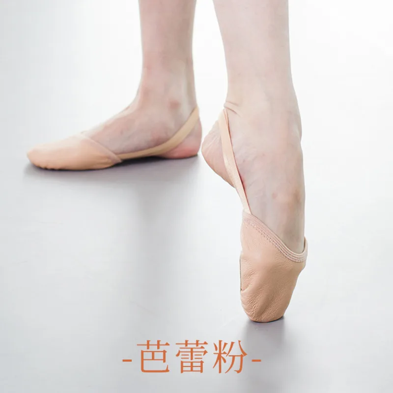 Girls Leather Soft Sole Ballet Slippers