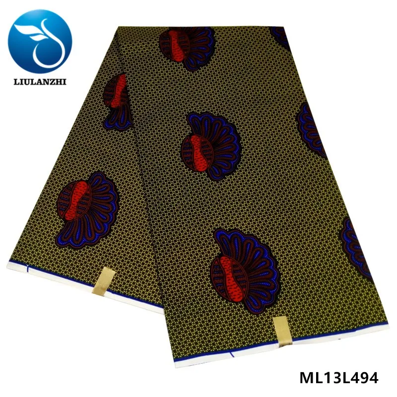 LIULANZHI 6 ярдов/партия нигерийские восковые ткани африканская печать ткань Анкара Платье швейный воск материал ML13L480-494