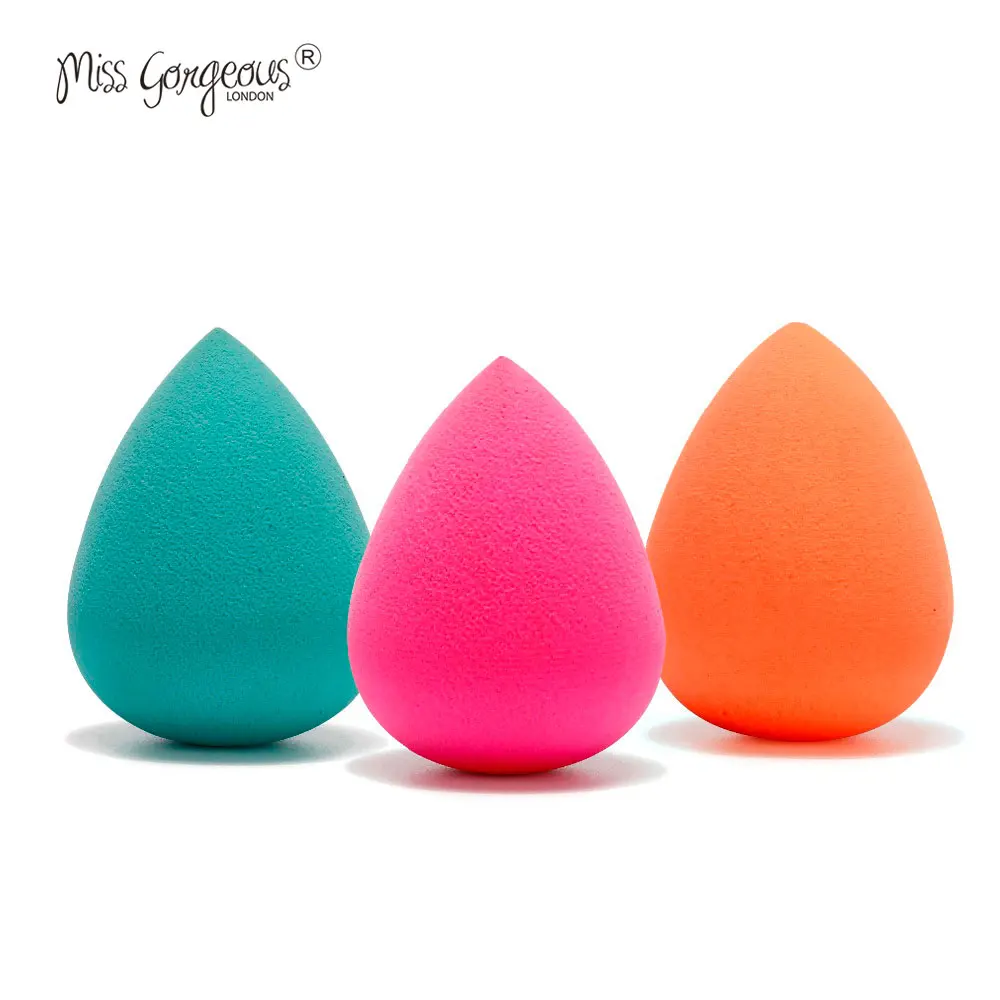 Бренд Miss Gorgeous 6 шт./компл. Pro мягкая губка для макияжа Губка косметическая пудра